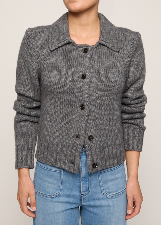 Sarah Cardigan Grey Marle