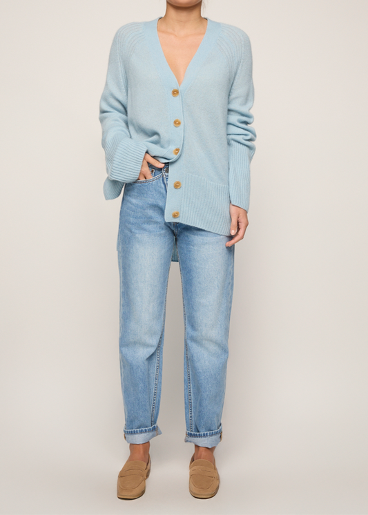 Jess Cardigan Powder Blue