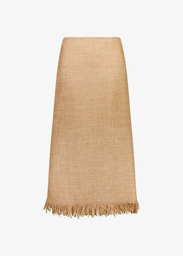 Raffia Skirt Basket