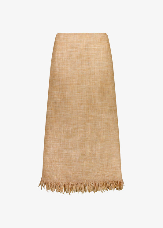 Raffia Skirt Basket