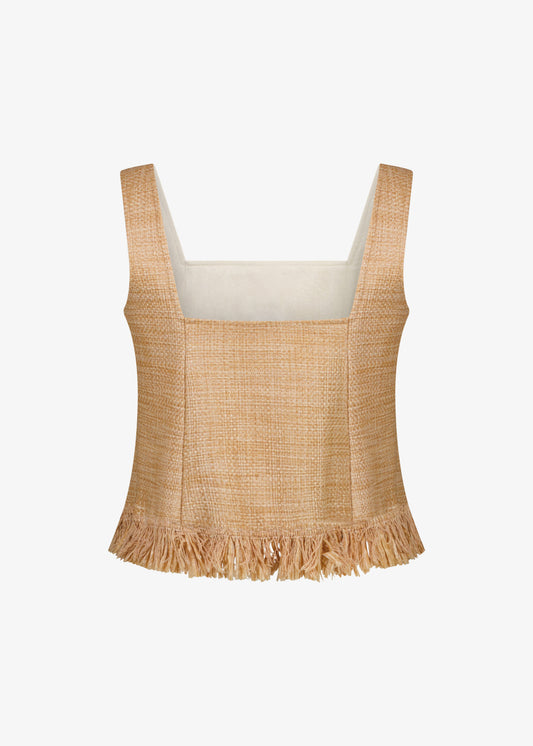 Raffia Top Basket