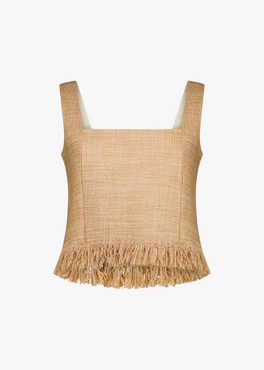 Raffia Top Basket