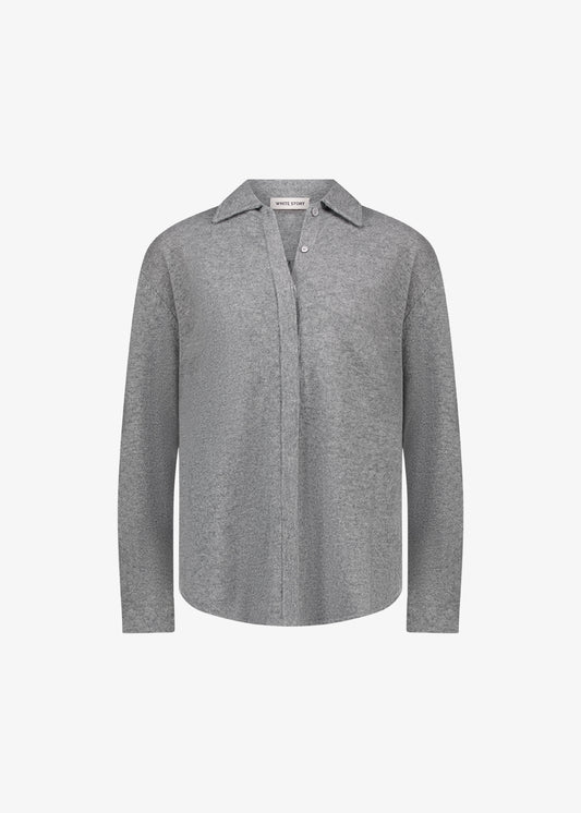 Sidney Knitted Shirt Grey