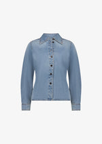 Monty Denim Shirt Washed Blue