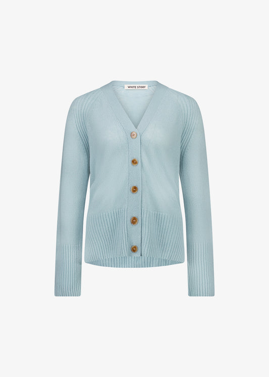 Jess Cardigan Powder Blue