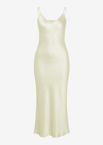 Audrey Dress Pale Butter